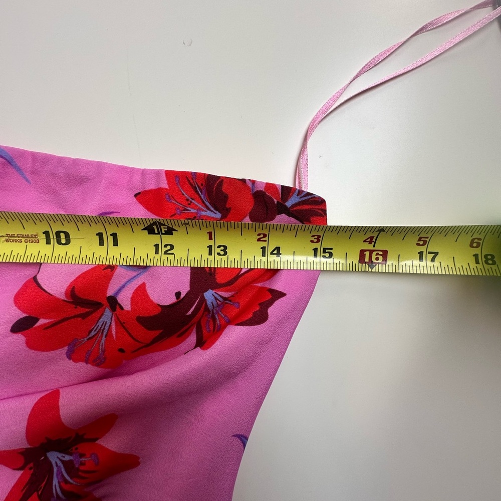 Likely‎ One Shoulder Pink Floral Dress - Picture 5 of 7
